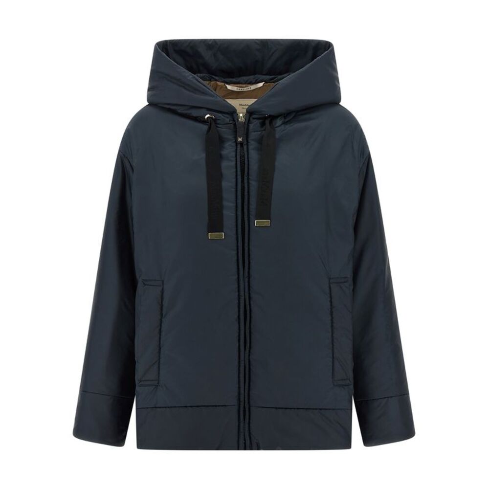 Max Mara Blue Polyester Shell Women's Jacket